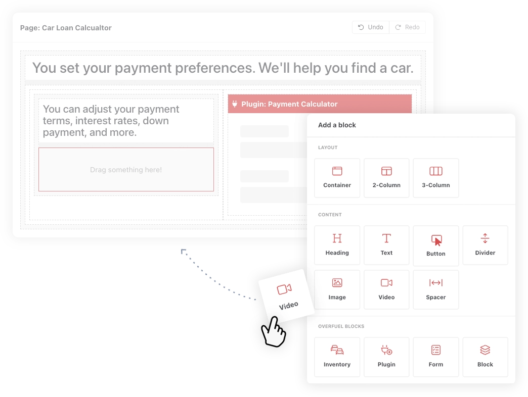 Content management for dealerships